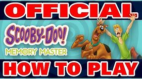 Official How to Play Scooby-Doo Memory Master Card Game