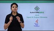 Java - Input & Output Streams