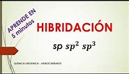 HIBRIDACIÓN Sp, Sp2, Sp3 DEL CARBONO (QUÍMICA ORGÁNICA)