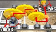 Lift Heavy Objects Using SCIENCE & 3D Printed GEARS!