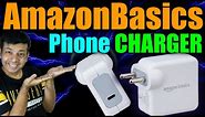 Amazon Basics Charger Review | Amazon Basics Type C Charger | Phone