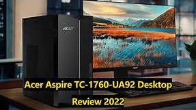 Acer Aspire TC-1760-UA92 Desktop Review | Intel Core i5-12400 | Windows 11 Home!