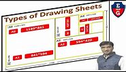 Drawing sheets size A0 A1 A2 A3 A4 A5| Engineering drawing
