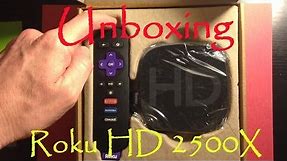 Unboxing Roku HD 2500X - Video Streaming Player