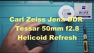 Carl Zeiss Jena DDR 50mm f2.8 Tessar Refresh