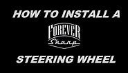 How to install aftermarket steering wheel in 30 seconds!