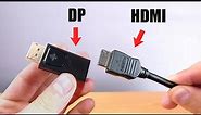Displayport to HDMI Adapter - DP Male to HDMI Female Port Converter