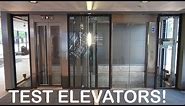 Awesome KONE Monospace elevators at KONE High Rise Laboratory Tytyri Finland (test tower)