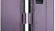 Samsung Galaxy A51 Case,Samsung Galaxy A51 Wallet Case Cover,Magnetic Stand Flip Protective Cover Book Style Leather Flip Cover Durable Shockproof Protective Cover for Samsung Galaxy A51 (Purple)