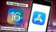 How to Fix App Store Not Downloading Apps iOS 16 | How to Fix App Store Not Downloading Apps 2023