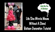 Life Size Minnie Mouse Balloon Decoration Tutorial