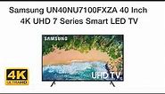 Samsung UN40NU7100FXZA 40 Inch 4K UHD Smart LED TV Features