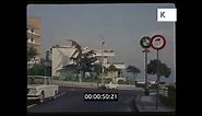 Driving into Naples, 1960s Italy, HD from 35mm