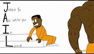 when its your first day in jail & you meet your cellmate. Animation Edition