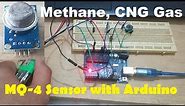 MQ-4 Sensor with Arduino | Methane Gas Sensor | CNG Gas sensor