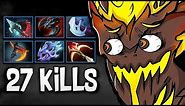 Shadow Fiend Dota 2 Gameplay with 27 Kills and Moon