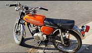 1972 Kawasaki G3SS 90 Motorcycle "Rare" Walk Around