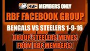 RBF - RealBengalsFans Facebook Members Steelers Memes