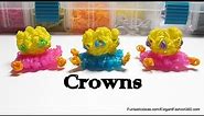 Rainbow Loom Crowns charm - How to - Emoji/Emoticon
