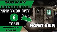 New York City Subway 6 Train (to Brooklyn Bridge) Front View