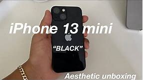 iphone 13 mini unboxing black