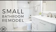 DIY Small Bathroom Remodel | Bath Renovation Project