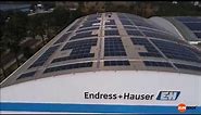 Endress Hauser Solar Power Plant on Curved Rooftop by Sunshot