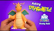 How To Make A Dragonite Pokemon With Air Dough Air Dry Clay - Weekly Tutorial