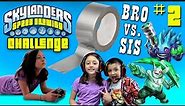 Skylanders Speed Drawing Challenge Part 2: RETURN OF DUCT TAPE! Brother vs. Sister Draw Battle!