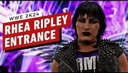 WWE 2K24: Rhea Ripley Full Ring Entrance