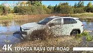 TOYOTA RAV4 HYBRID OFF ROAD TEST in the Mud, Sand, and Water// RAV4 ADVENTURE DRIVING REVIEW