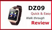 DZ09 Smartwatch-How Too Use-Quick Review- Setup -Android--Bluetooth-Sim-Micro SD