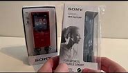 The Red Sony MP3 Walkman- NW-E394. Part 1 - (Unboxing And Transferring Music)