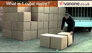 What is 1 cubic metres of goods for removal