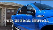 How To Install Ford F-150 Tow Mirrors 2015-2021 | Sanooer Tow Mirror Review