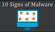 10 Signs of Malware on Computer | How to Know if you're Infected?