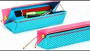 DIY Pencil Case : How to make Pencil Case from Waste Cardboard | Back to School | Best Out of Waste