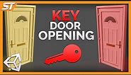 OPENING a DOOR with a KEY! (Unity Beginner Tutorial)