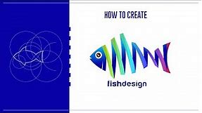 How to Create a fish logo design | Adobe Illustrator