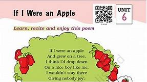 If I Were An Apple | Explanation, English For Class 1st (NCERT) |