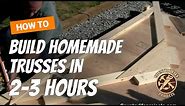 How to Build a Shed - How To Build Roof Trusses - Video 4 of 15