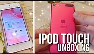 Unboxing iPod 7th generation pink 32GB in 2024 | Setup + Camera Test