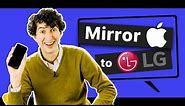 Free App: How To Mirror iPhone to LG TV Without Apple TV | Screen Share with MirrorMeister