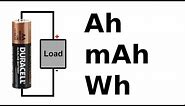 🔋 Battery amp-hour, watt-hour and C rating tutorial