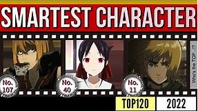 TOP120 Iconic Smart Anime Character of All Time