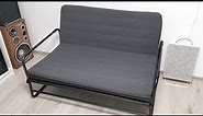 Assembling IKEA furniture - HAMMARN - Sofa-bed dark grey/black 120 cm