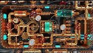 video wallpaper brass steampunk