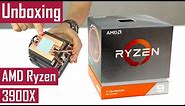 AMD Ryzen 9 3900X with Wraith Prism cooler - Unboxing of the CPU and cooler