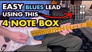 The easiest blues lead guitar lesson - A simple 4 note box to play an entire solo - Guitar Lesson