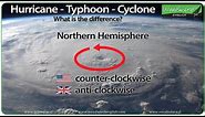 Hurricane, Typhoon, Cyclone - What is the difference?